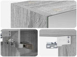 Bathroom Mirror Cabinet Grey Sonoma 100 x 14.5 x 70 cm 889124
