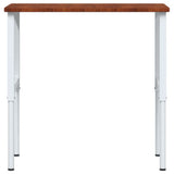 Workbench Dark Brown 100x60x cm Solid Wood Oak Rectangular 3309703