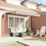 Retractable Awning Multicolour 350 x 200 cm Fabric 3329702