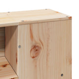 Bed Frame without Mattress 140x190 cm Solid Wood Pine 3323422