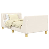 Children's Bed Frame with Headboard Cream 80 x 160 cm 42010854