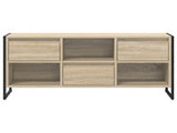 TV Cabinet Sonoma 100 x 36 x 49.5 cm Engineered Wood 886505