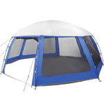 ZNTS Pool Tent with Removable Fly & Mesh Walls Azure Blue 612x612 cm 4100637