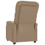 Massage Chair Cappuccino Faux Leather 342699