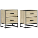 ZNTS Bedside Cabinets 2 pcs Sonoma Oak 40x31x50 cm Engineered Wood 848677