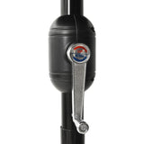 3-Tier Garden Parasol with Aluminium Pole Black 2 m 313858