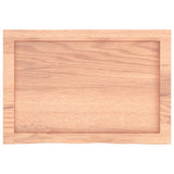 Wall Shelf Light Brown 60x40x cm Treated Solid Wood Oak 363649