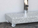 Umbrella Base Light Grey 45x25x8.3 cm Granite 313666