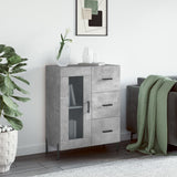 Sideboard Concrete Grey 69.5x34x90 cm Engineered Wood 828056
