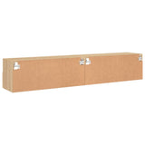 TV Wall Cabinets 2 pcs Sonoma Oak 80x30x30 cm Engineered Wood 836873