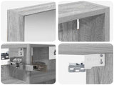 Bathroom Cabinet Set 3 pcs 100 x 10.5 x 50 cm Engineered wood 3403685