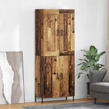 Highboard 2 pcs Old Wood Engineered Wood 3415667