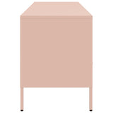 TV Cabinet Pink 100.5x39x50.5 cm Steel 843037