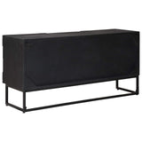 TV Cabinet with Drawer with Shelf Black 105 x 30 x 54 cm 42020085