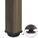 Console Table Legs 4 pcs Natural Steel 72-74 cm Steel 4012459