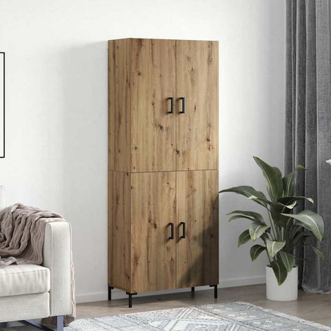 Highboard Artisan oak 69.5 x 34 x 180 cm Engineered wood 3394540