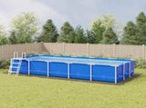 Pool Ground Cloth Light Grey 999x500 cm Polyester Geotextile 94238