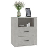Bedside Cabinet Concrete Grey 50x36x60 cm Engineered Wood 816732