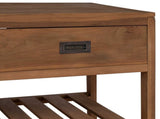 Bathroom Cabinet Natural 90 x 45 x 75 cm Solid Teak Wood 42026908
