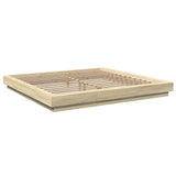 Bed Frame without Mattress Sonoma Oak 180x200 cm Super King 3281170