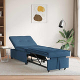 Sofa Bed Blue 194 x 50 x 82 cm Plywood 42008589