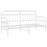 Daybed Frame White 80 x 200 cm Powder-Coated Steel 42002643