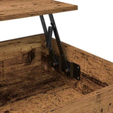 Coffee Table Old Wood 70 x 50 x 50 cm Engineered Wood 883038