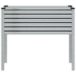 ZNTS Garden Planter 100x41x90 cm Galvanised Steel 4008973