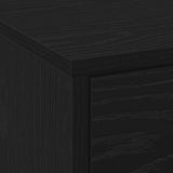 TV Cabinet Black oak 140 x 34 x 40 cm Engineered wood 868942