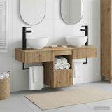 Bathroom Furniture Set 3 pcs Artisan Oak Engineered Wood 3405586