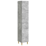 Cabinet Set 2 pcs Concrete Grey Engineered Wood 3416712
