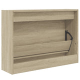 Shoe Cabinet Sonoma Oak 80x21x57 cm Engineered Wood 839912