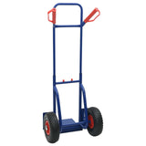 Extendable Hand Trolley Blue and Red 49.5 x 53 x 114 cm Steel 4019016