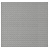 Weighted Blanket Grey 220x235 cm King 11 kg Fabric 350728
