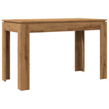 ZNTS Dining Table Artisan Oak 120x60x76 cm Engineered Wood 855903