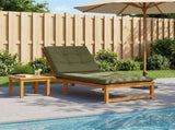 Sunlounger Cushion GEMERT 100% Polyester Olive Green 947427