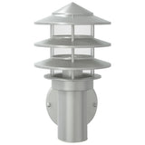 Outdoor Wall Lights 2pcs Silver Stainless Steel 4006229