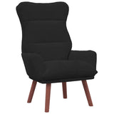 Relaxing Chair Black 69 x 74 x 93 cm Velvet 42001840