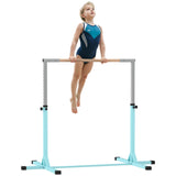 Height Adjustable Gymnastics Horizontal Bar for Kids, Children Junior Kip High Bar Fitness, Light T3398P349203
