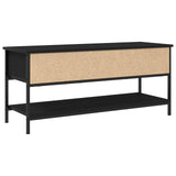 TV Cabinet Set 100 x 35 x 45 cm Black Oak Engineered Wood 862930