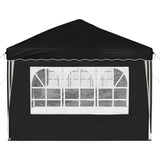 Pop-up Party Tent 575 x 289 x 245 cm Black 42019799