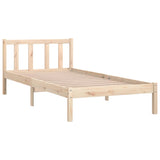 810067 Bed Frame without Mattress Solid Wood 90x200 cm