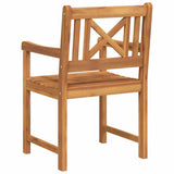 Garden Chairs 6 pcs Natural Solid Acacia Wood 3324847