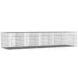5-Panel Rabbit Cage 273x79x54 cm Galvanised Iron 171571