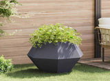 Planter Anthracite 75 x 75 x 60 cm Steel 884042