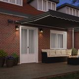 Awning Frame Anthracite 4.5 x 2.5 m Aluminium 46874