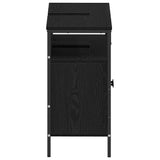 Bathroom Sink Cabinet Black oak 80 x 30 x 60 cm Engineered Wood 862237