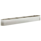Raised Garden Bed Stainless Steel 380 x 40x 40 cm Steel 8011737