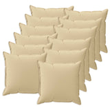 Cushion with Pillow HOUTEN 12 pcs Beige Polyester 934815