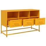 TV Cabinet Mustard Yellow 100.5x39x60.5 cm Steel 846545